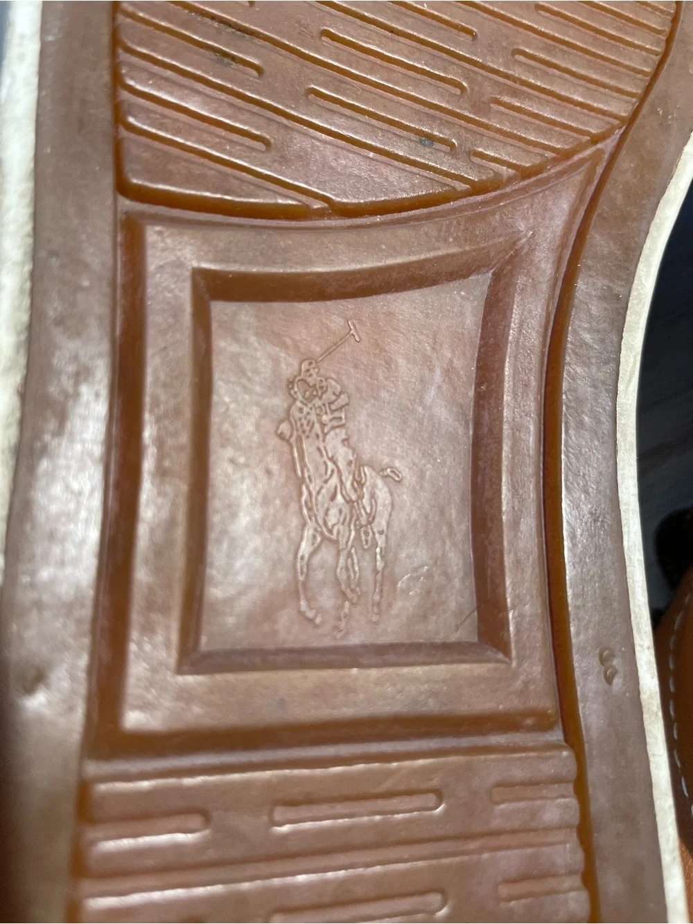 Polo by Ralph Lauren Tan Leather Boat Shoes